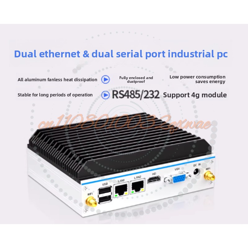 Fanless Industrial Pc Rs485 Core I7 - มินิพีซีอุตสาหกรรม - Quad-Core N100/J1900/J6412, รุ่นที่ 12