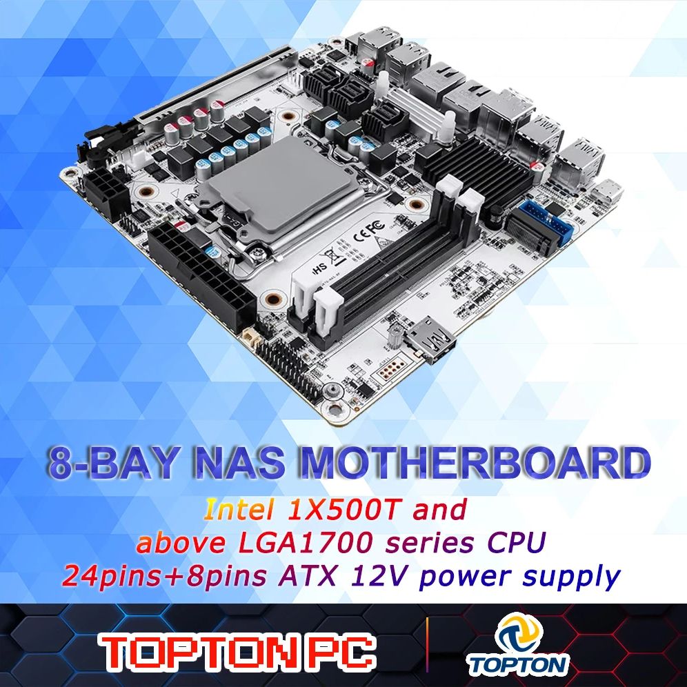 Lga1700 Itx Motherboard Ddr5 - เมนบอร์ด 8-Bay NAS Mini ITX (LGA1700