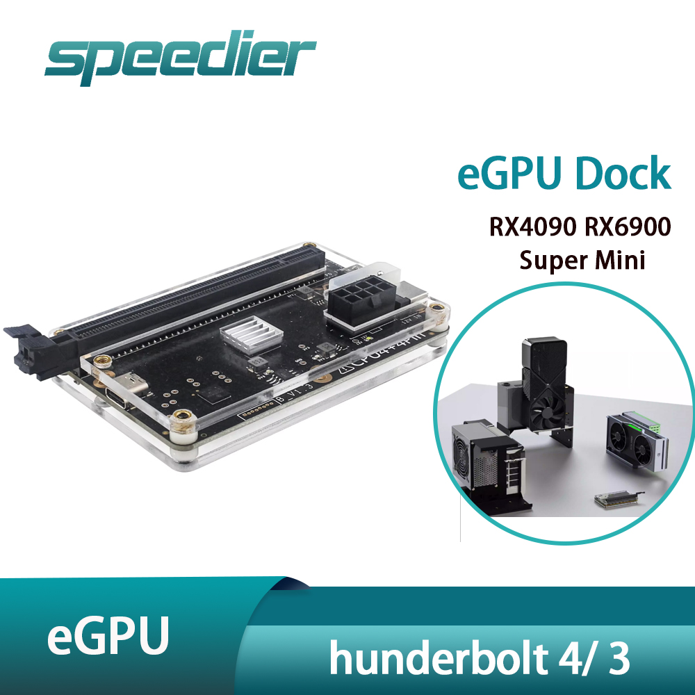 แท่นเชื่อมต่อ Thunderbolt 4 3  - Thunderbolt 4 Egpu Dock Mini Pc บทวิจารณ์และราคา