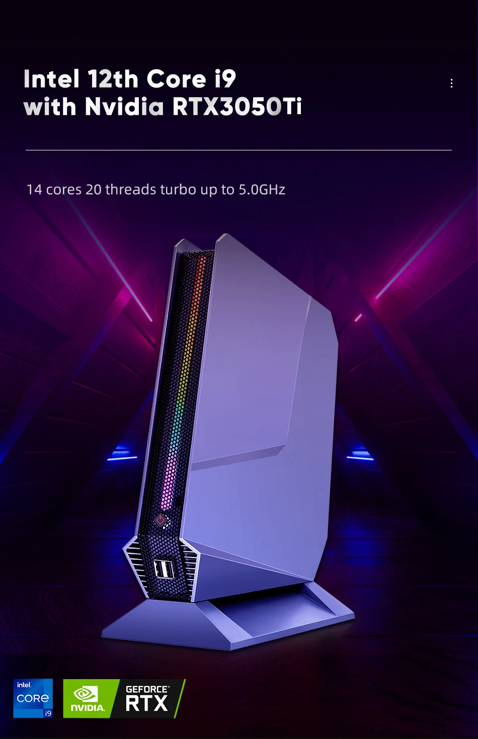 คอมพิวเตอร์เกมมิ่งสำหรับนักเล่ - Intel Core I9 13900H Mini Pc บทวิจารณ์และราคา