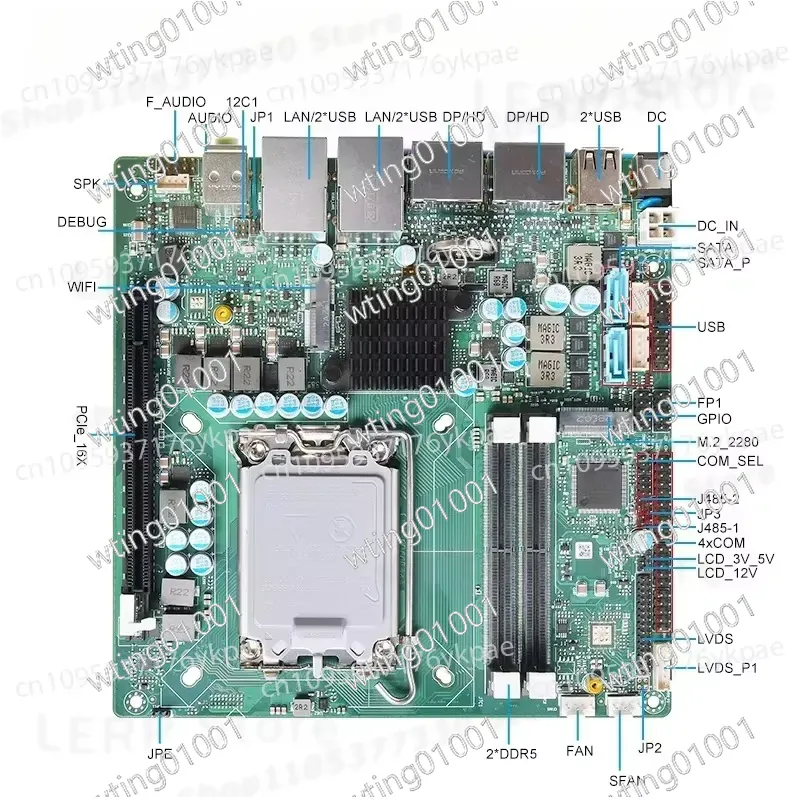 เมนบอร์ด Mini ITX รุ่นที่ 13 ส - Lga1700 Itx Motherboard Ddr5 บทวิจารณ์และราคา
