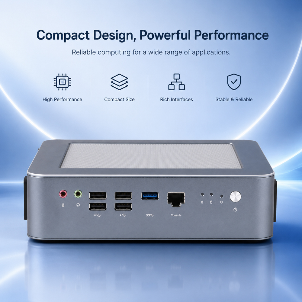 มินิพีซี Qotom Q51551ST Intel  - Dual Lan 10G Sfp+ Mini Pc บทวิจารณ์และราคา