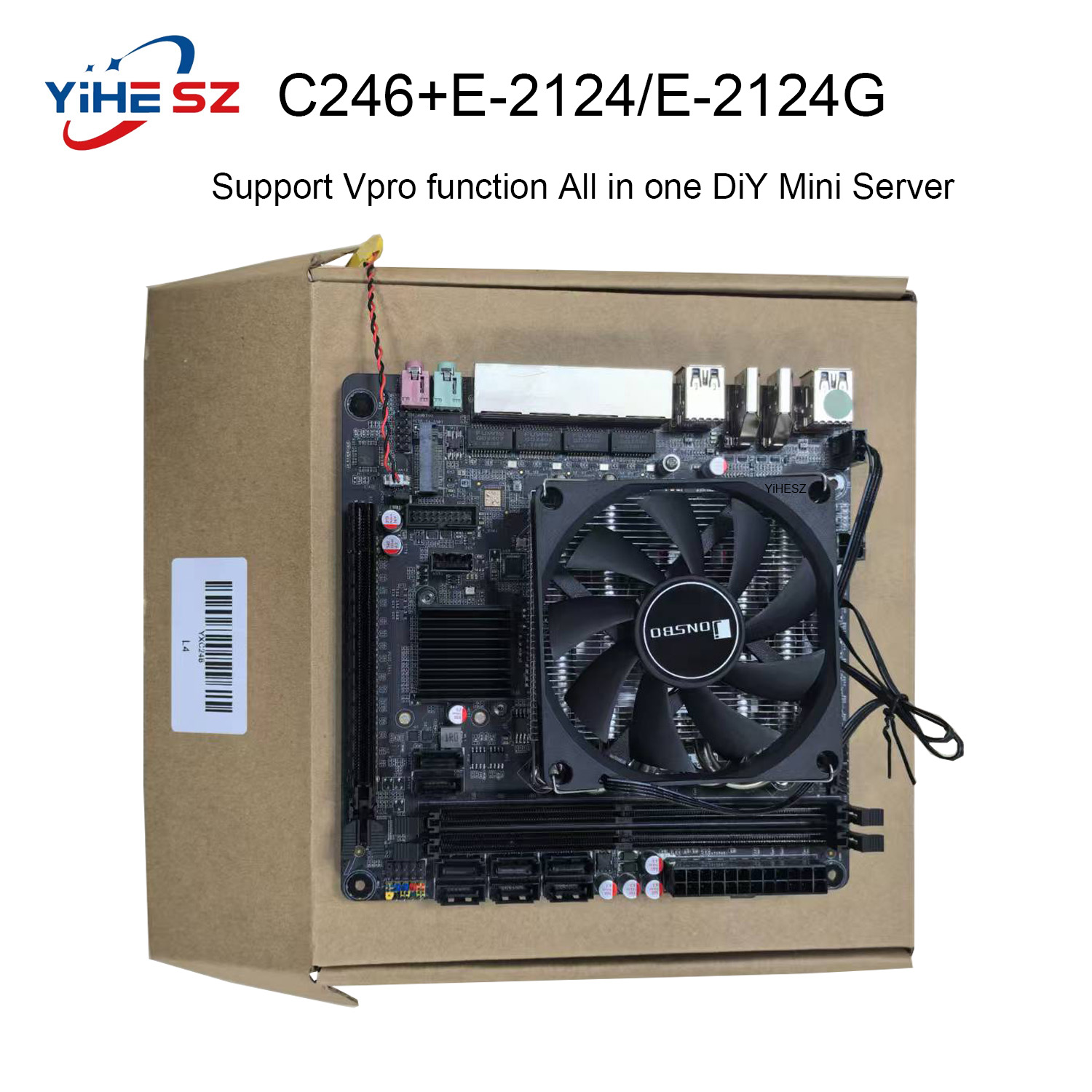 เมนบอร์ด E-2124/2124G C246 Vpr - Nas Motherboard 8 Sata Mini Itx บทวิจารณ์และราคา
